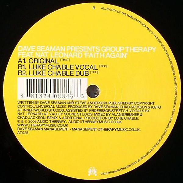 Dave Seaman, Nat Leonard, Group Therapy  - Faith Again