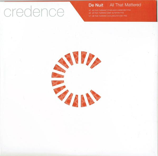 De Nuit - All That Mattered