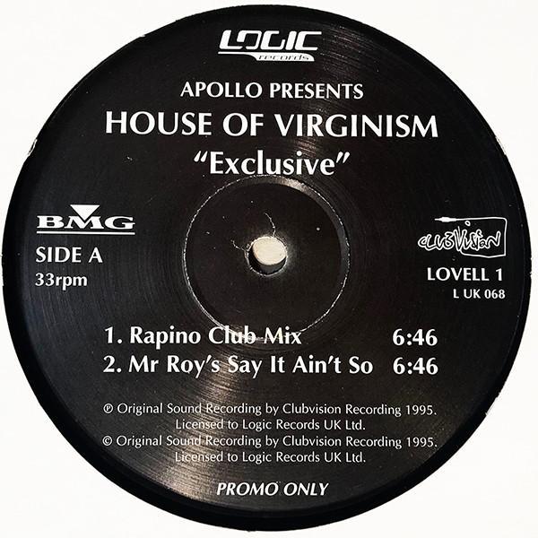 House Of Virginism, Apollo  - Exclusive